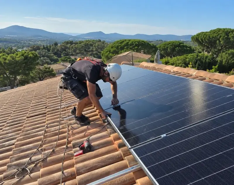 Installateur panneaux solaires Solliès-Ville — pose photovoltaïque sur toiture