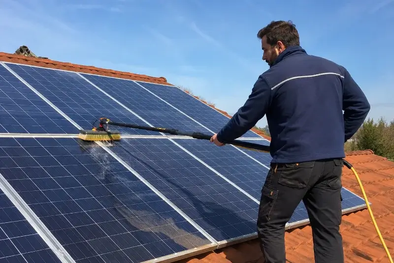 Nettoyage et entretien de panneaux solaires à Solliès-Ville